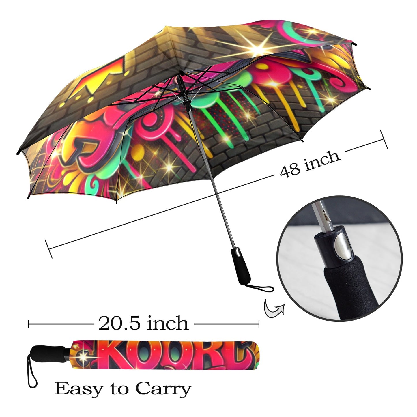 Proud to be Koori Semi-Automatic Umbrella