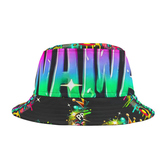 Graffitii Bucket Hat -Proud to be Anaiwan
