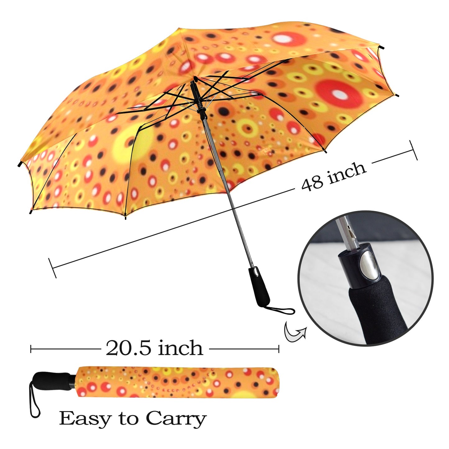 Campfire Umbrella Semi-Automatic Foldable Umbrella