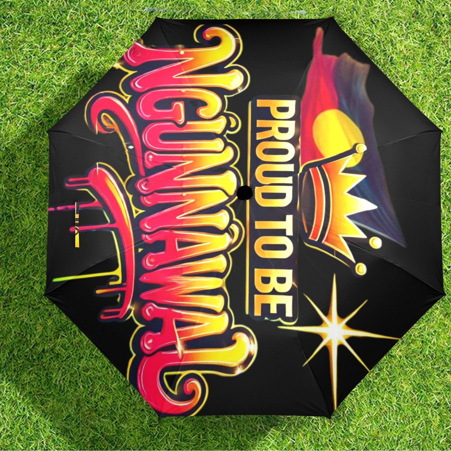 Proud To Be Ngunnawal Umbrella Semi-Automatic Foldable Umbrella