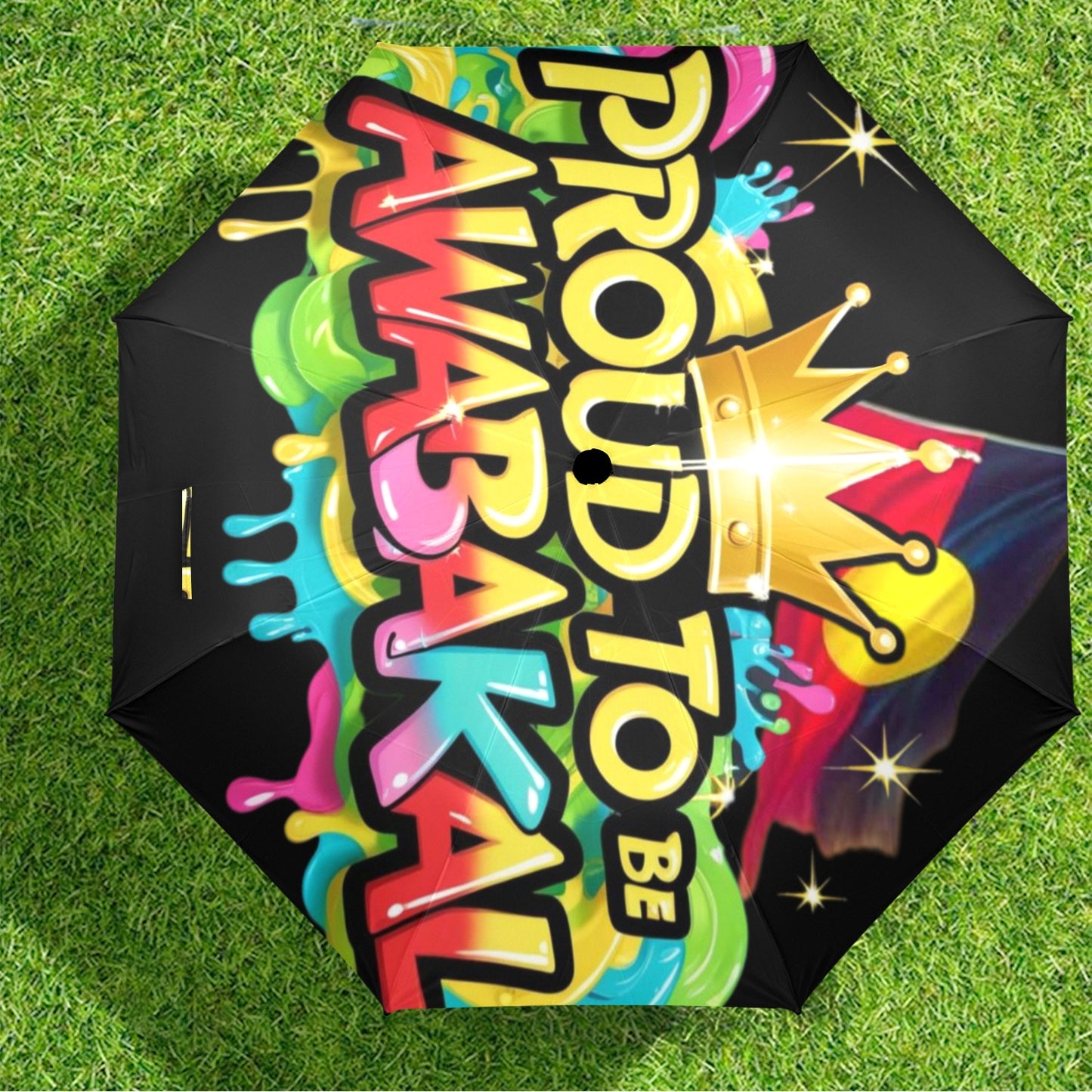 Proud To Be Awabakal Umbrella Semi-Automatic Foldable Umbrella