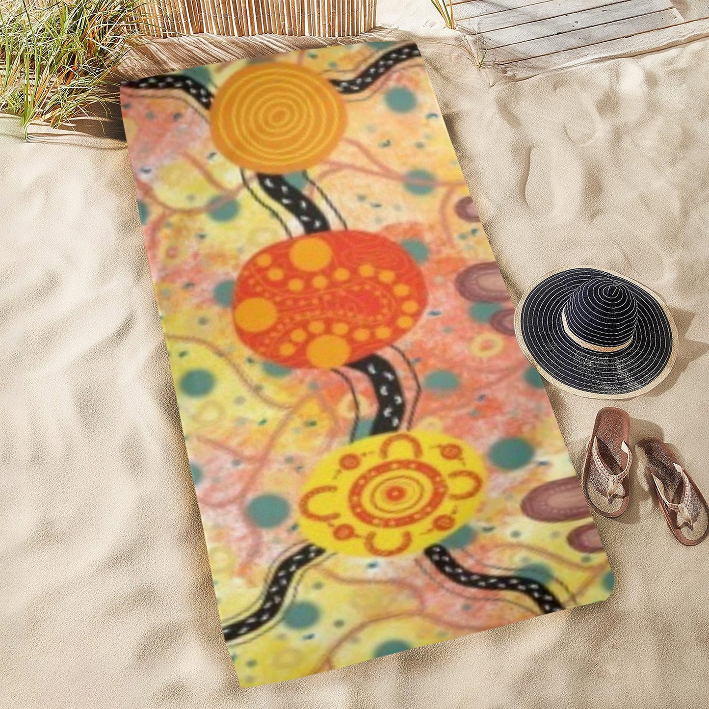 Making Track Beach Towel Beach Towel
