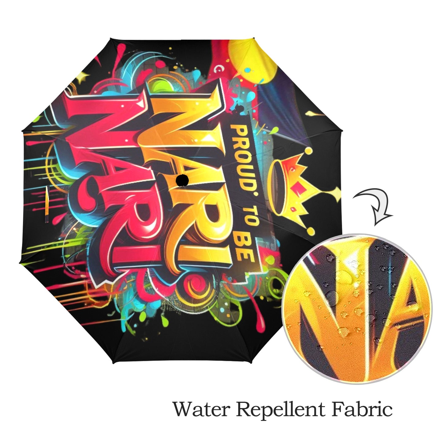 Proud To Be Nari Nari Umbrella Semi-Automatic Foldable Umbrella
