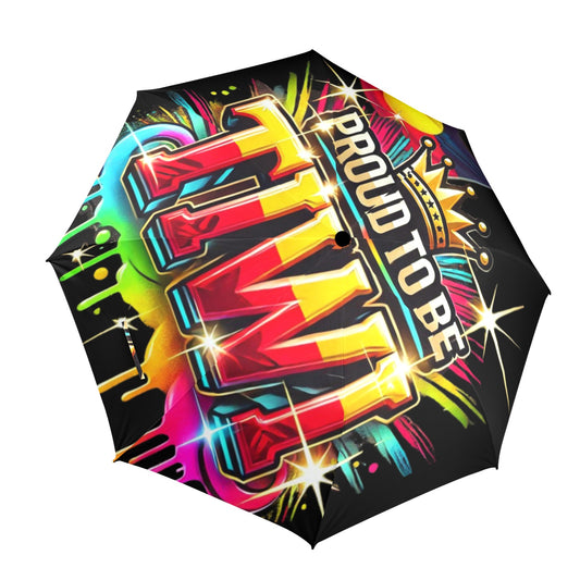 Proud To Be Tiwi Umbrella Semi-Automatic Foldable Umbrella