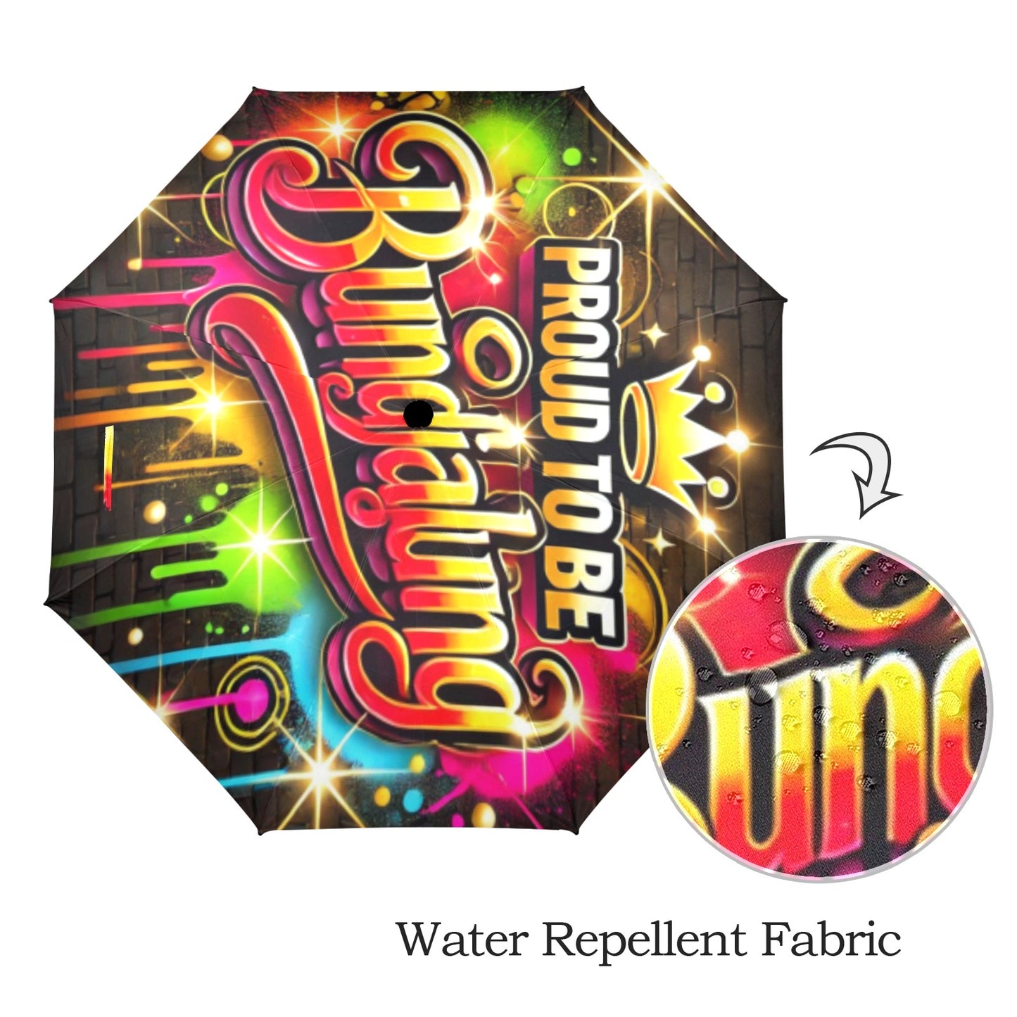 Proud to be Bundjalung Semi-Automatic Umbrella