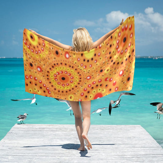Campfire Beach Towel