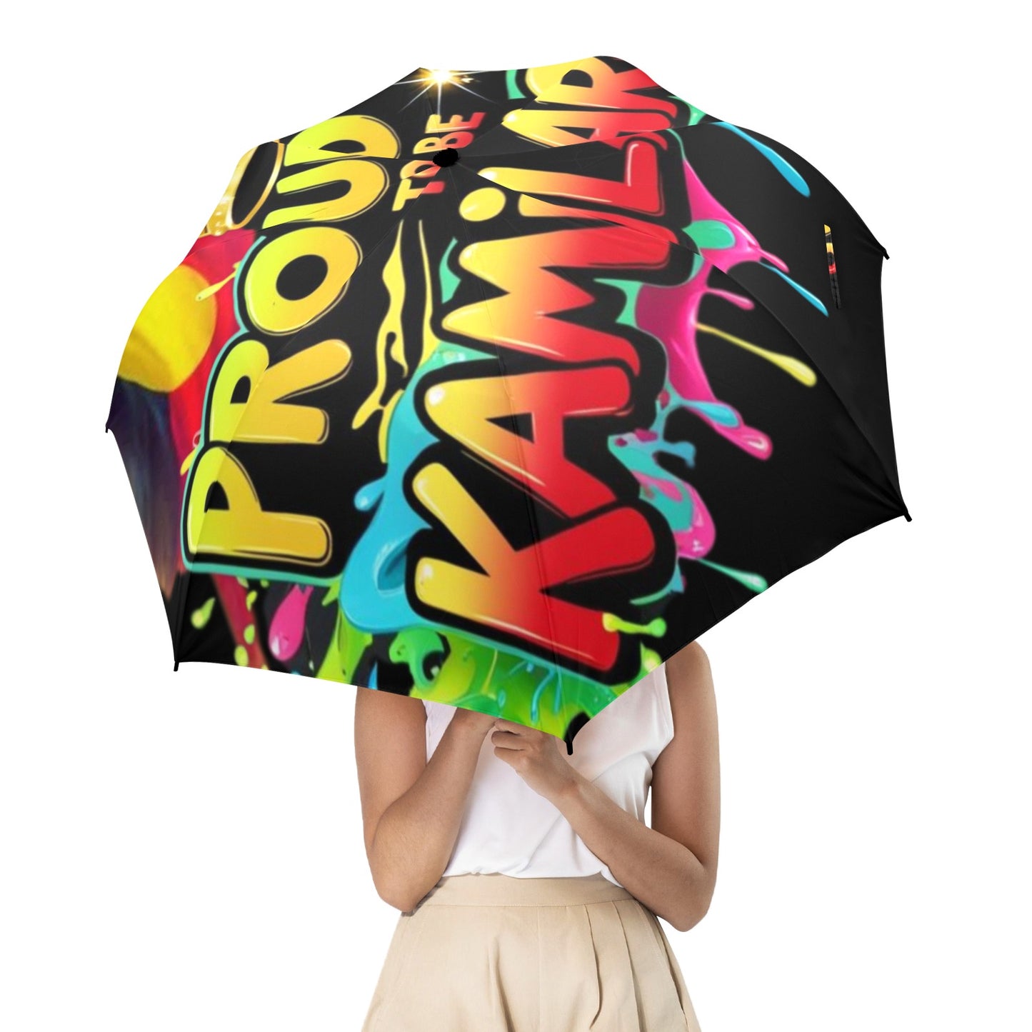 Proud to be Kamilaroi Umbrella Semi-Automatic Foldable Umbrella