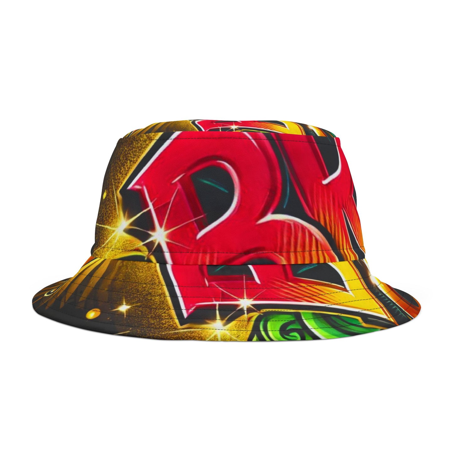 Graffiti Bucket Hat – Bred