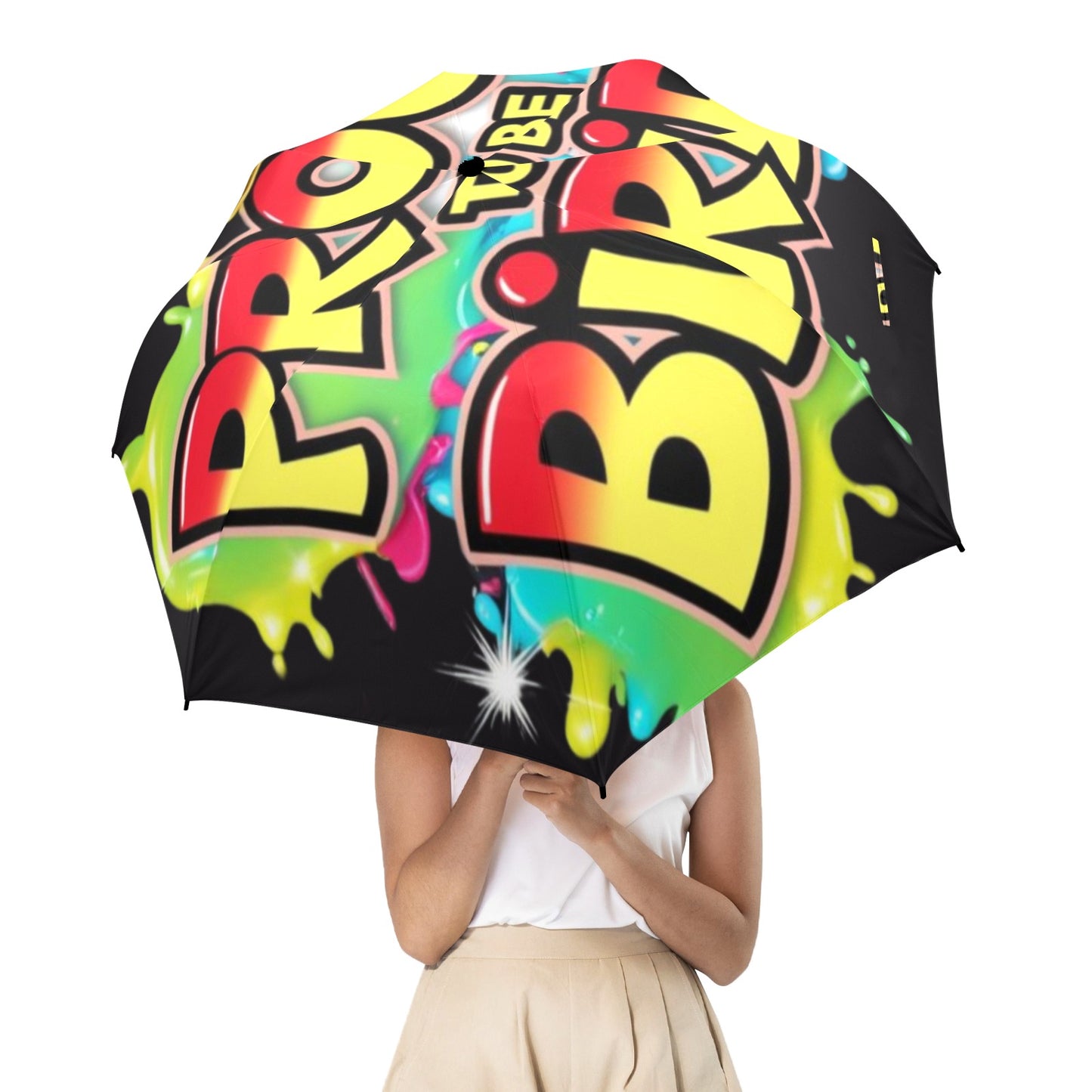 Proud to be Biripi Semi-Automatic Foldable Umbrella