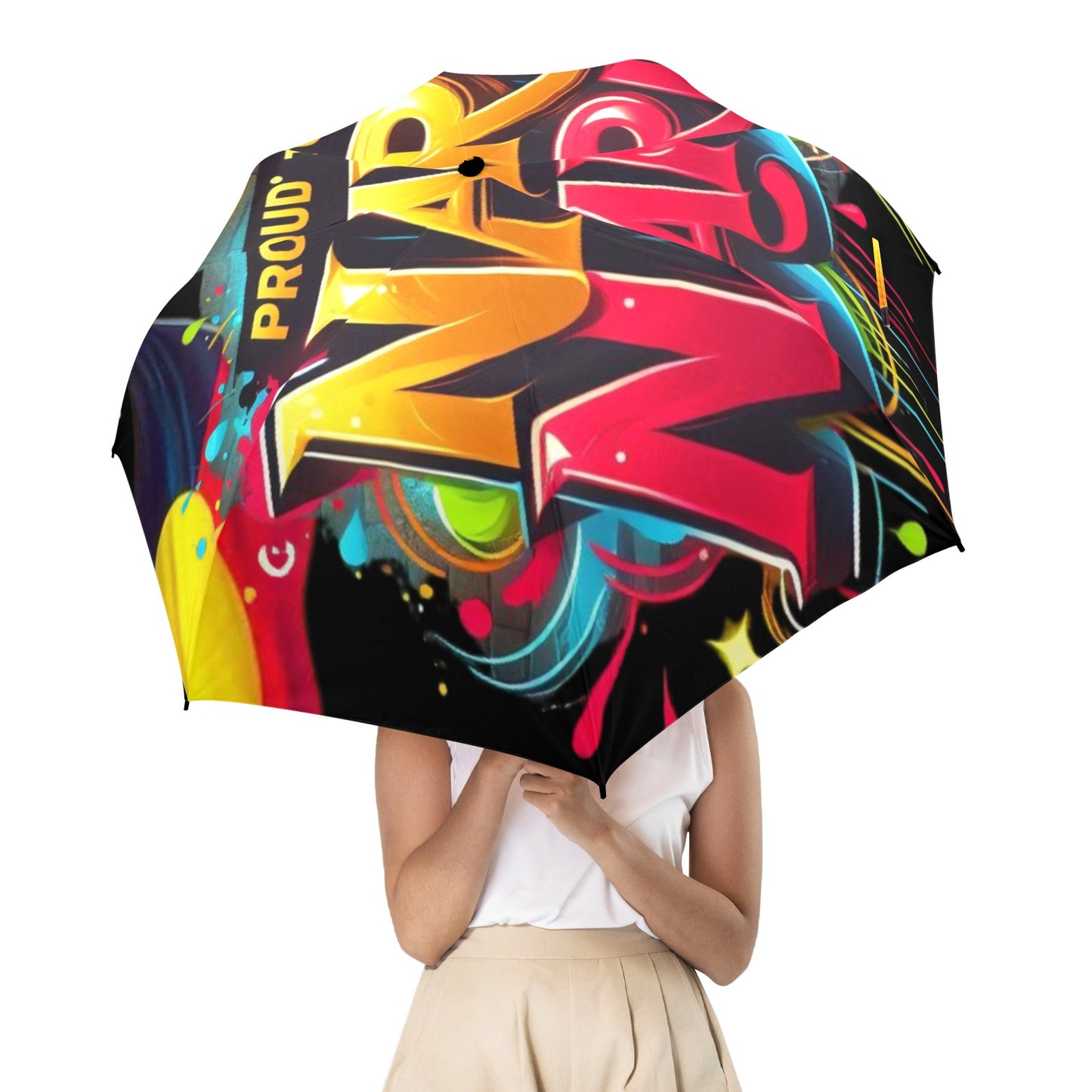 Proud To Be Nari Nari Umbrella Semi-Automatic Foldable Umbrella