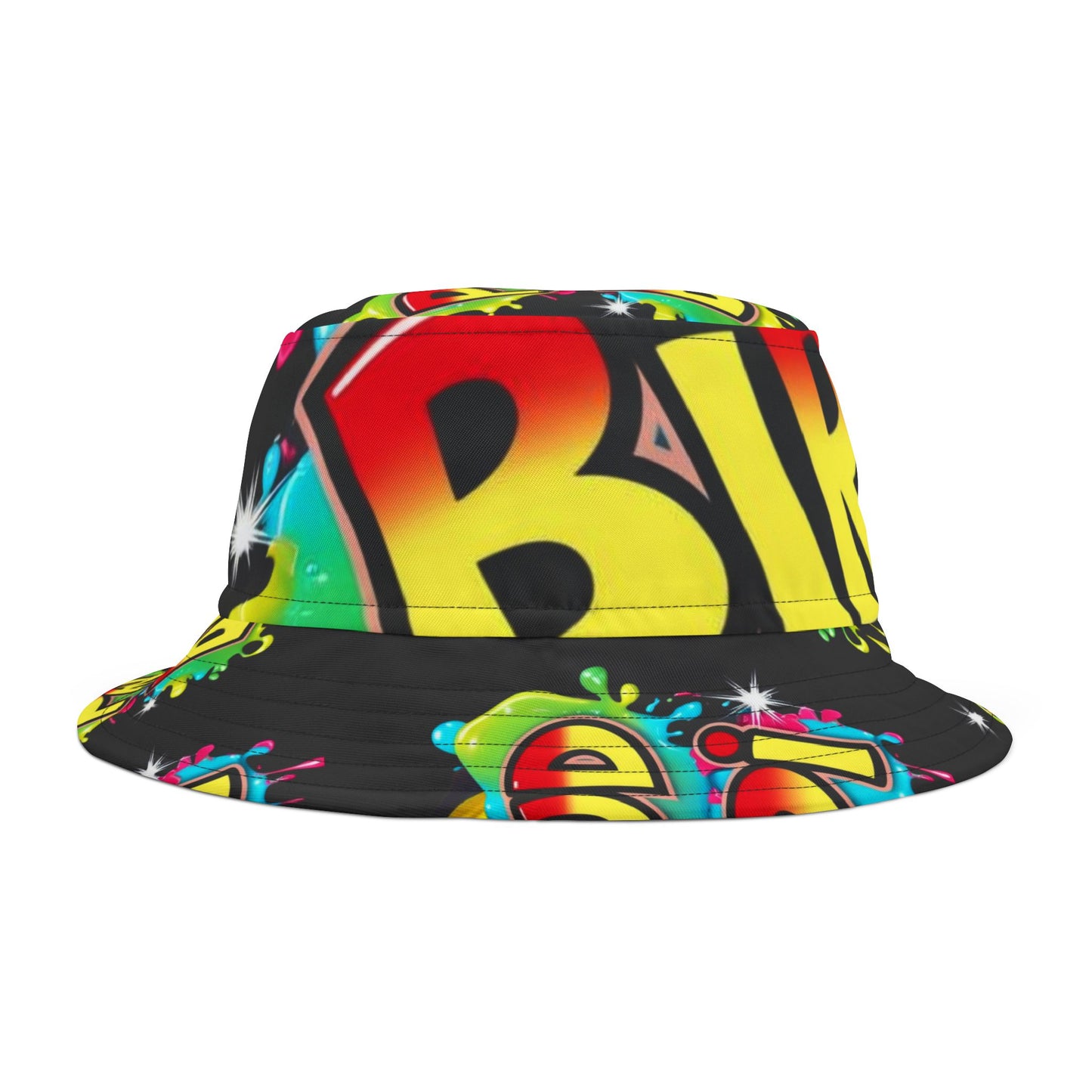 Graffiti-Style Bucket Hat Proud to be Biripi