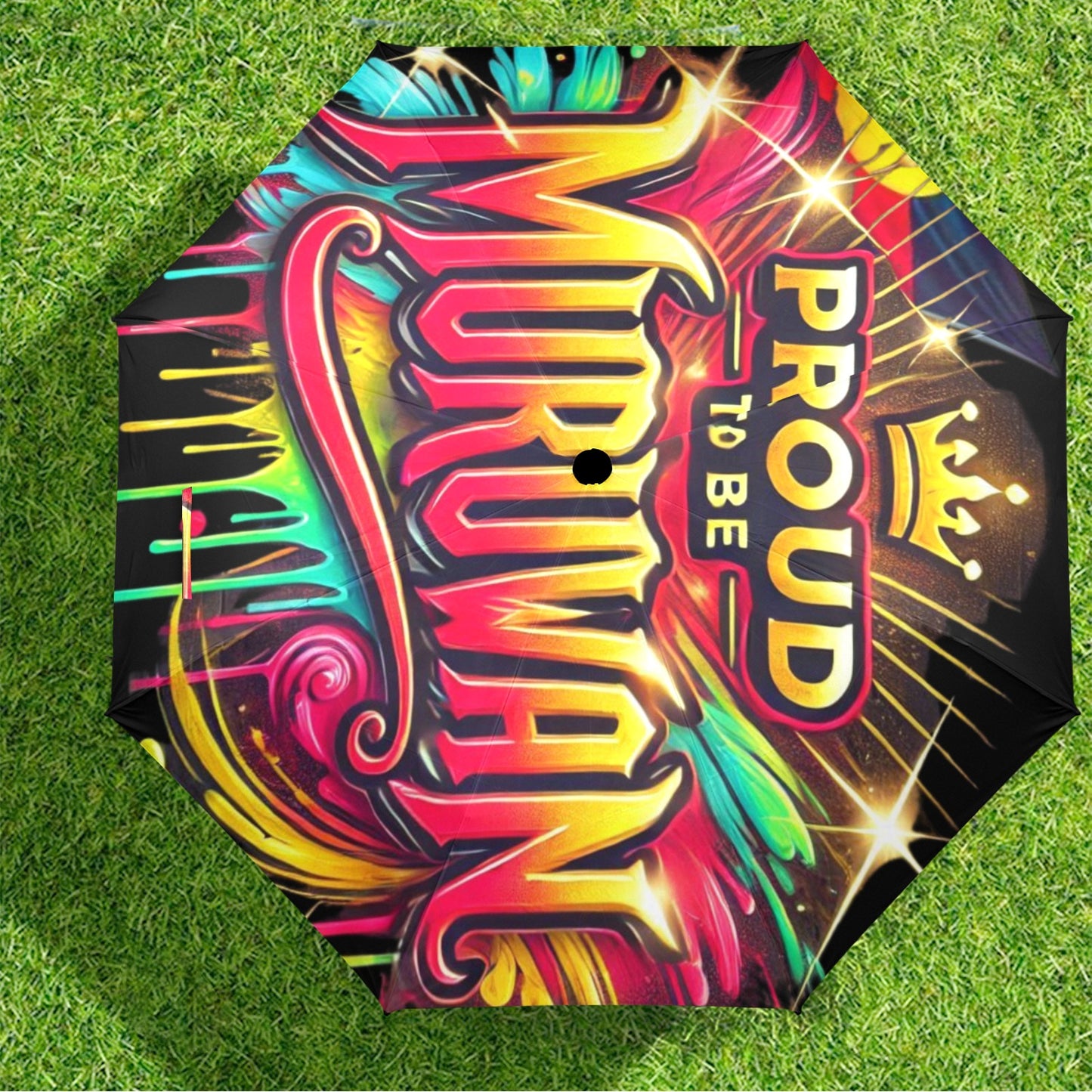 Proud To Be Muruwan Umbrella Semi-Automatic Foldable Umbrella