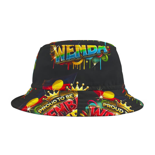 Graffiti Bucket Hat Proud to Be Wemba Wemba