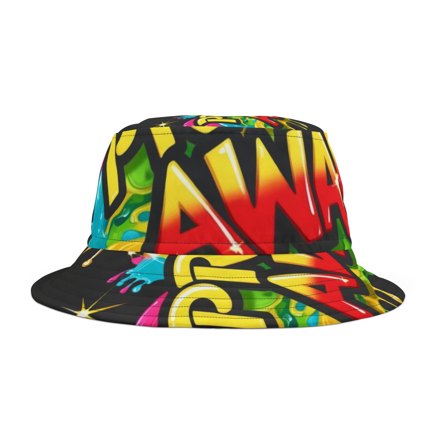Graffiti Bucket Hat - Proud to Be Awabakal