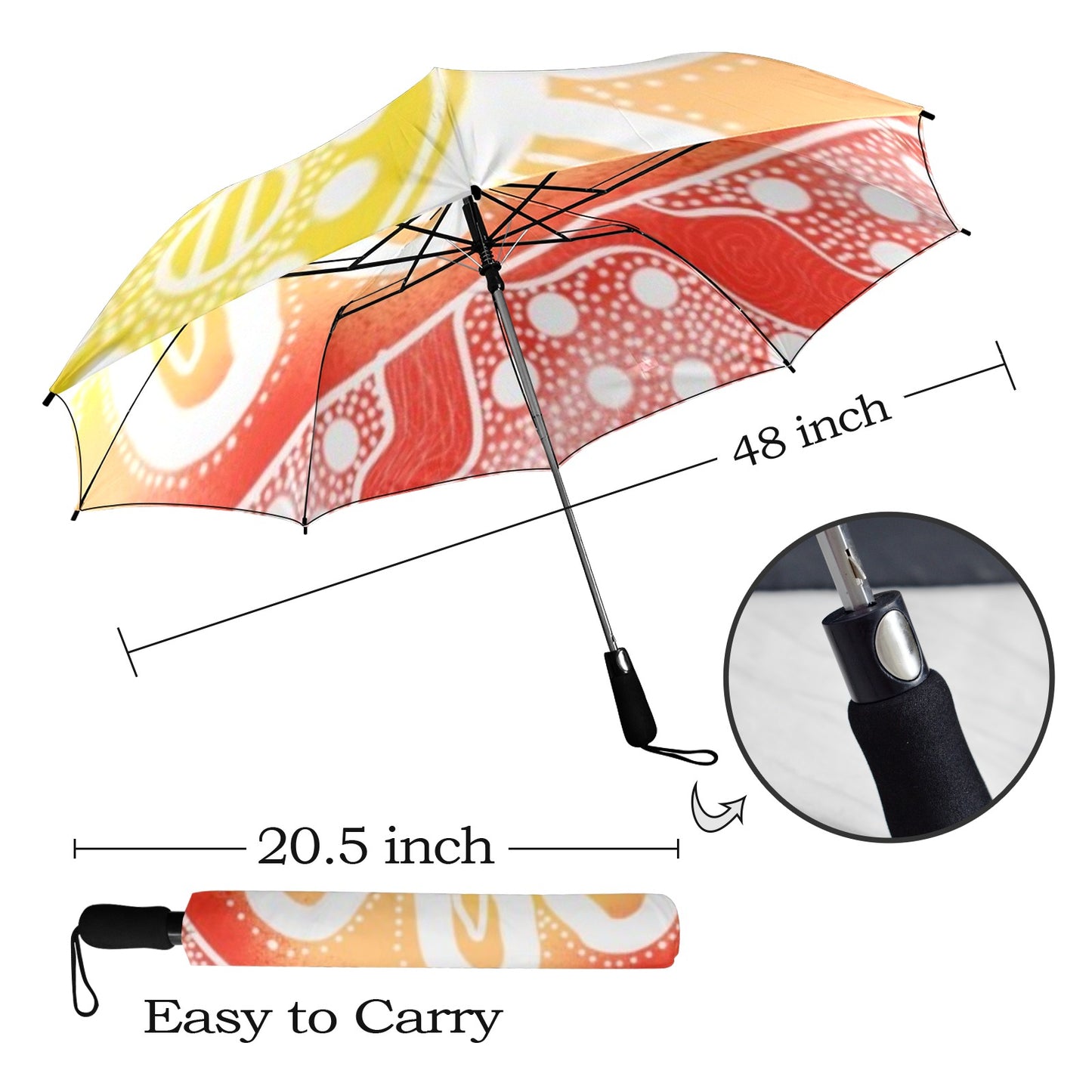 First Light Umbrella Semi-Automatic Foldable Umbrella