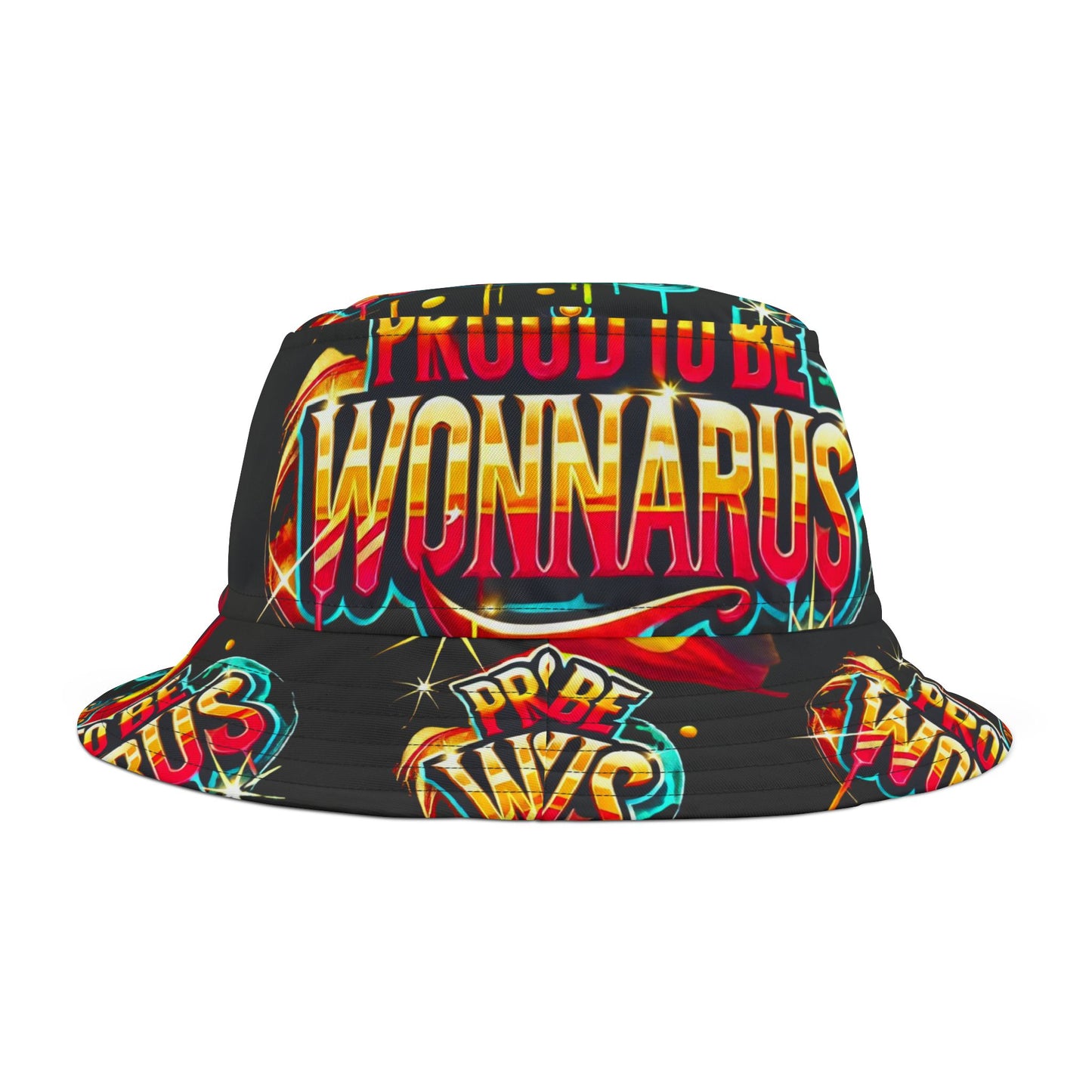 Graffiti Bucket Hat Proud to Be Wonnarus