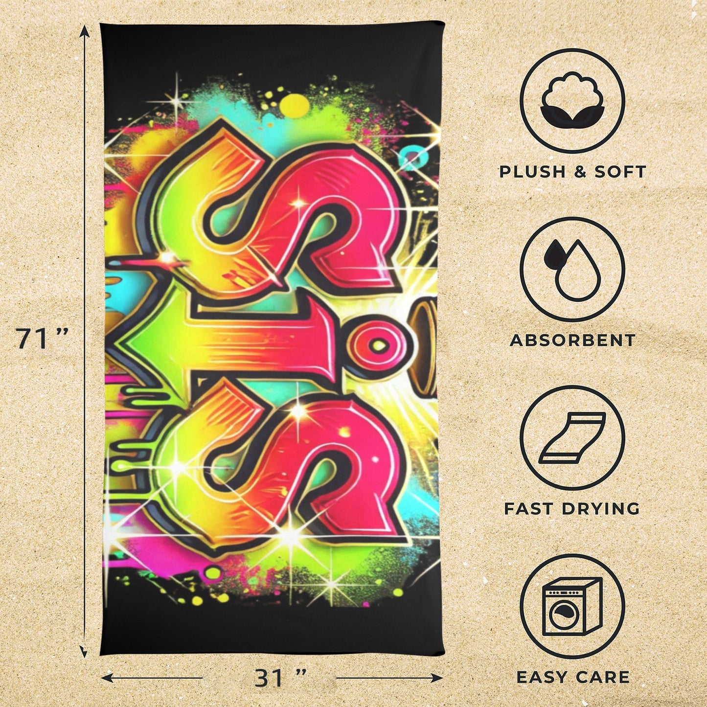 Sis Beach Towel
