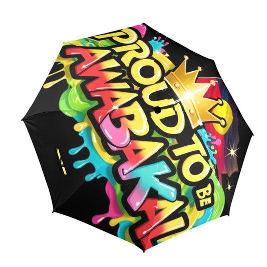Proud To Be Awabakal Umbrella Semi-Automatic Foldable Umbrella