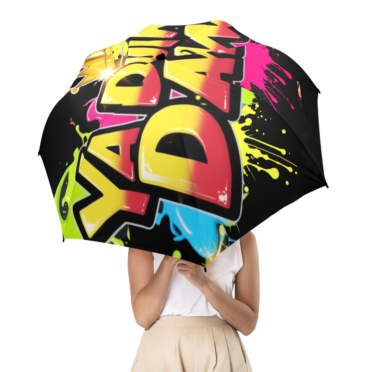 Ya Dumb Dawg Umbrella Semi-Automatic Foldable Umbrella