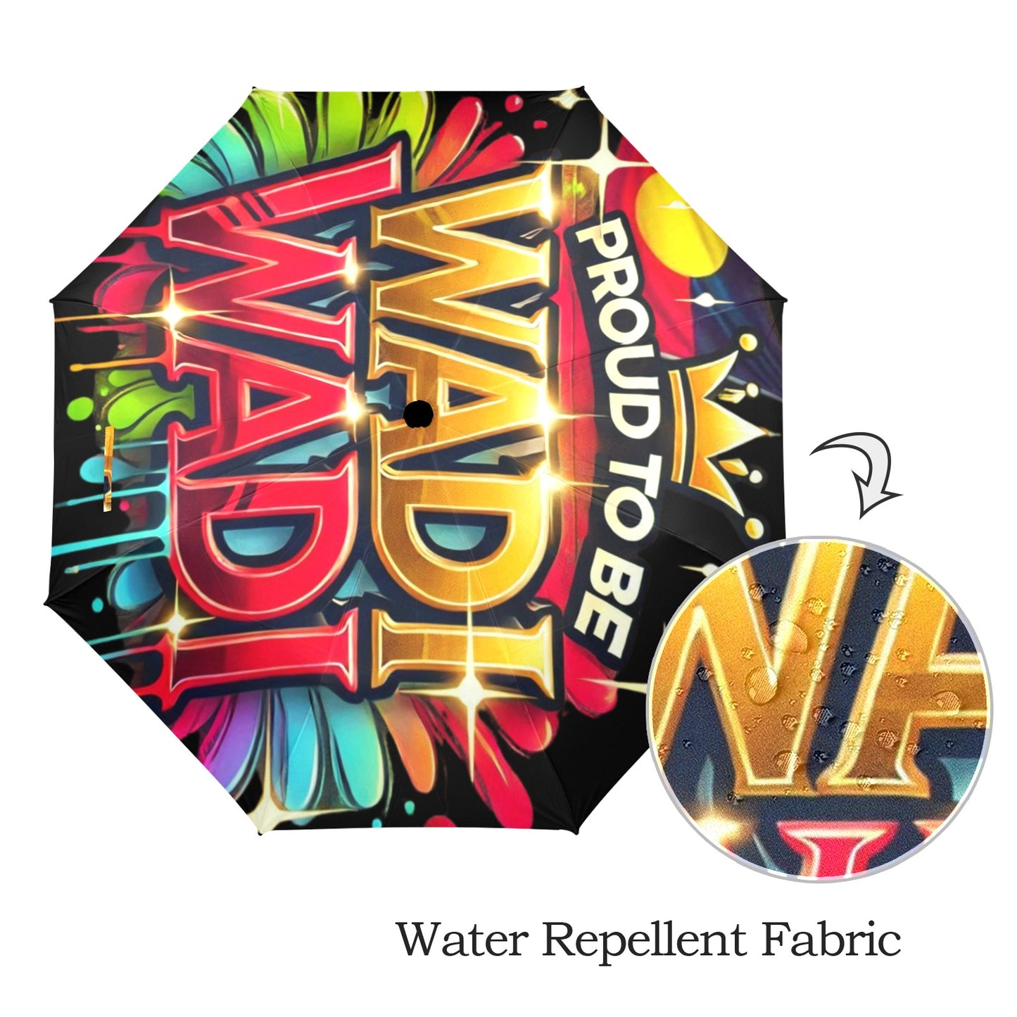 Proud To Be Wadi Wadi Umbrella Semi-Automatic Foldable Umbrella