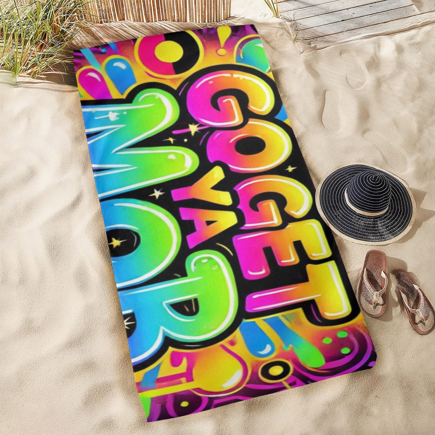 Go Get Ya Mob Beach Towel