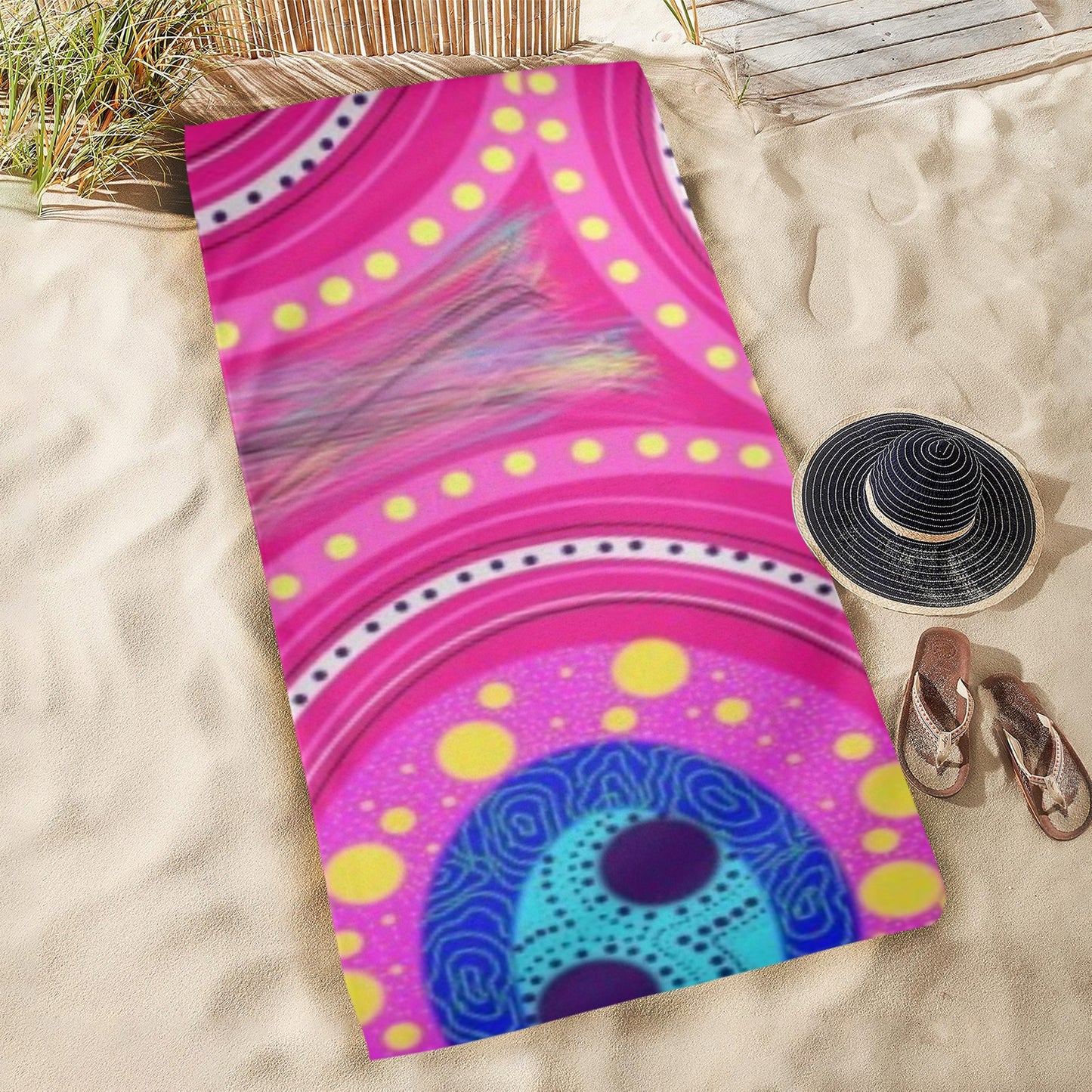 Neighbouring Countries Beach Towel Beach Towel