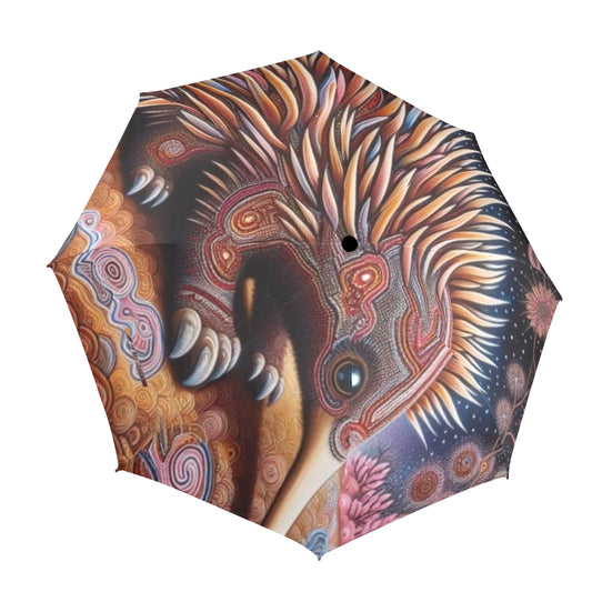 Echidna Umbrella Semi-Automatic Foldable Umbrella