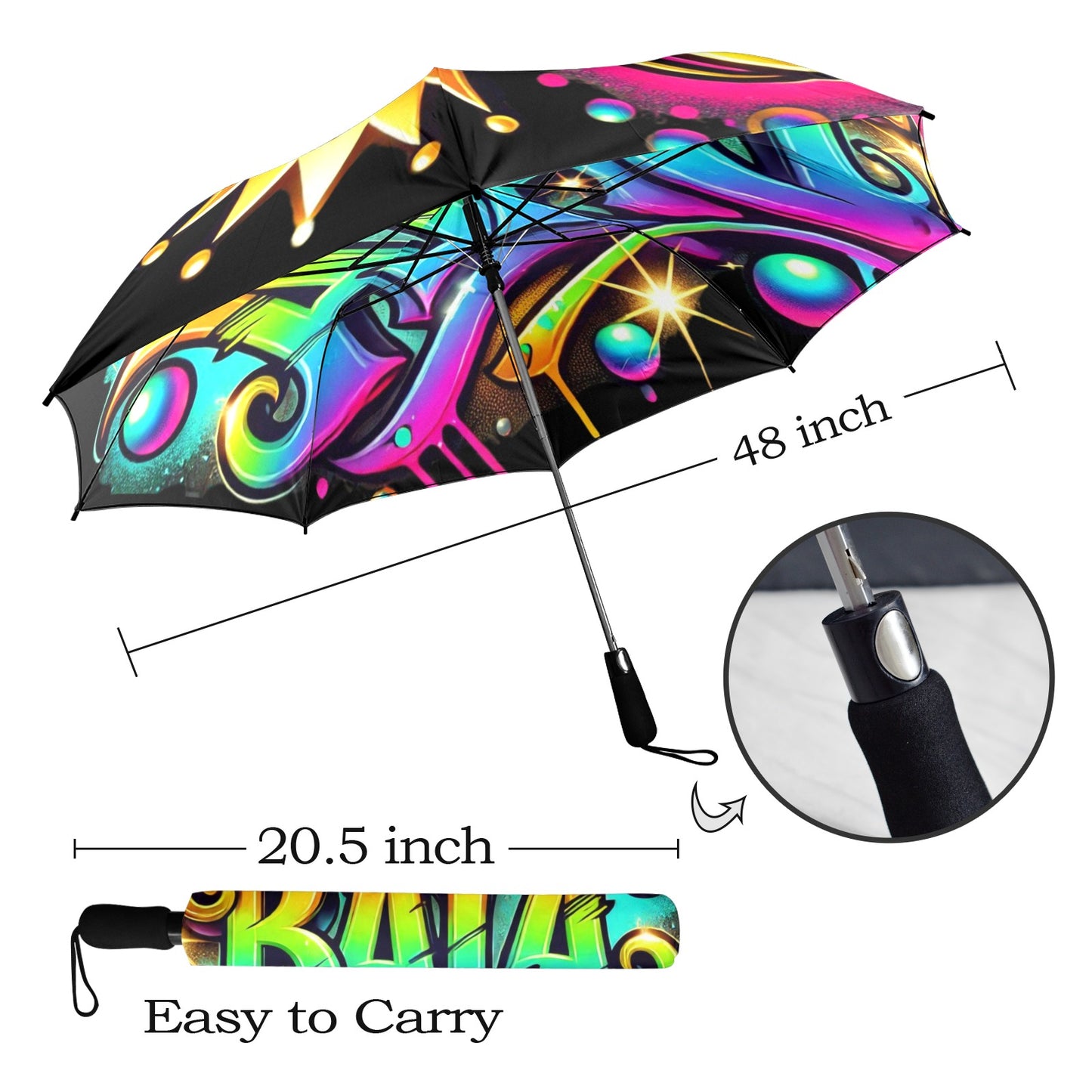 Bala Umbrella Semi-Automatic Foldable Umbrella