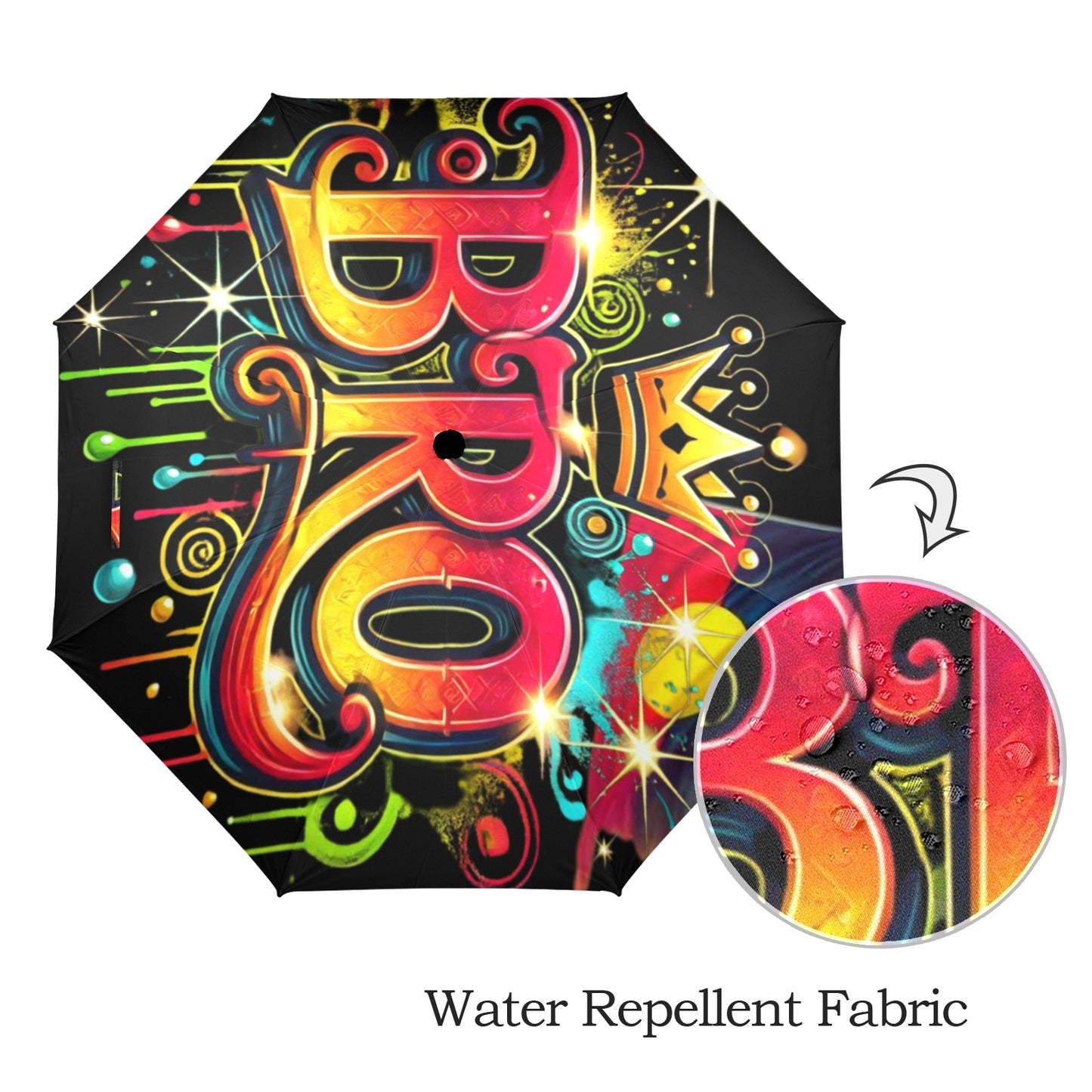 Bro Umbrella Semi-Automatic Foldable Umbrella