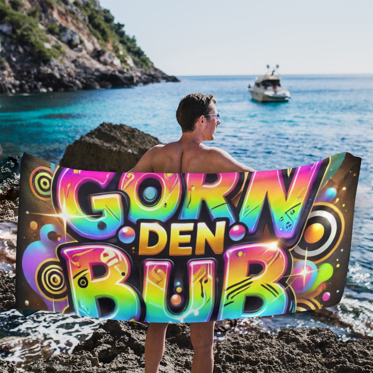 Gorn Den Bub Beach Towel