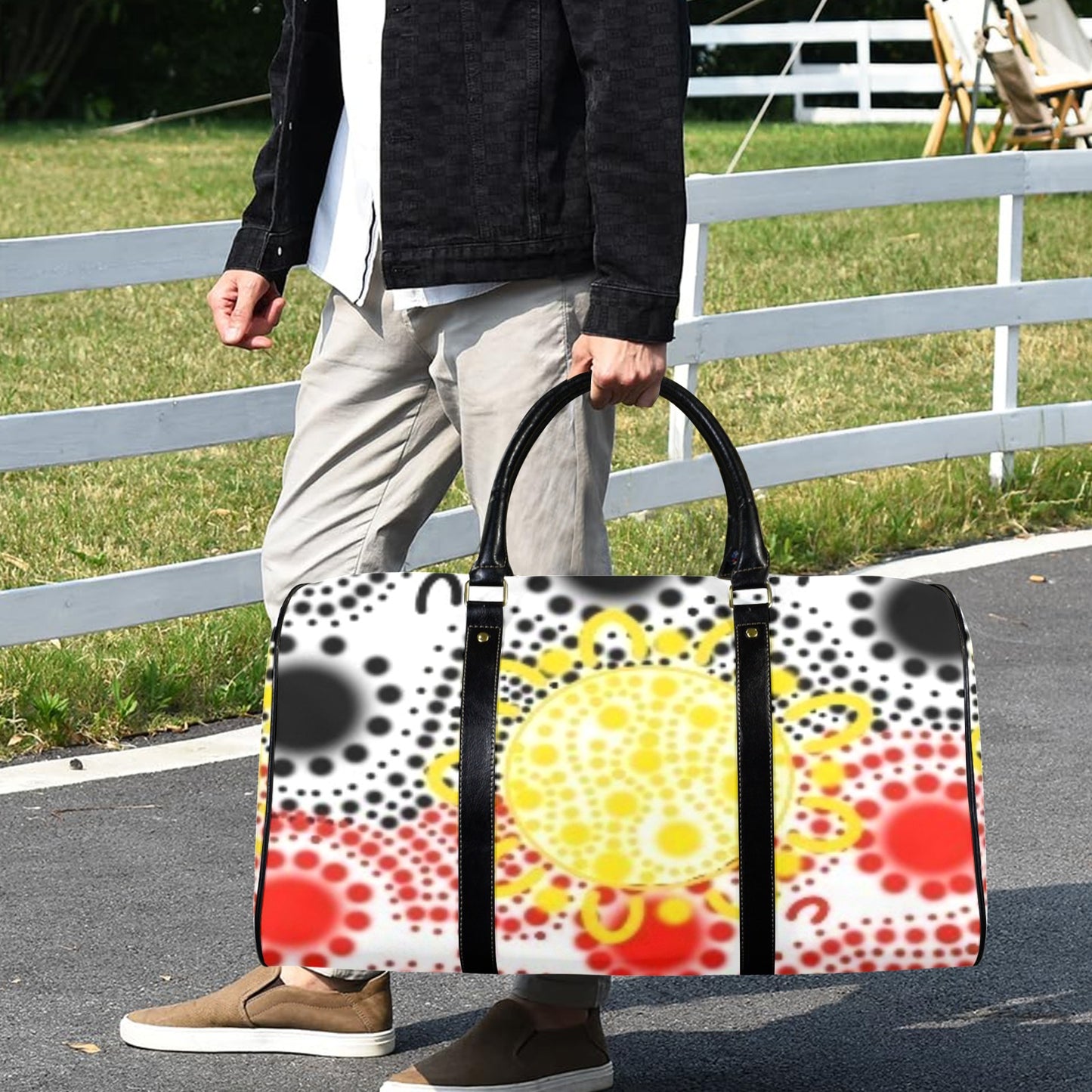 Aboriginal Flag Bag  Travel Bag