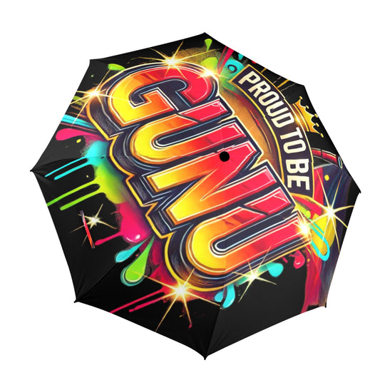 Proud To Be Gunu Umbrella Semi-Automatic Foldable Umbrella