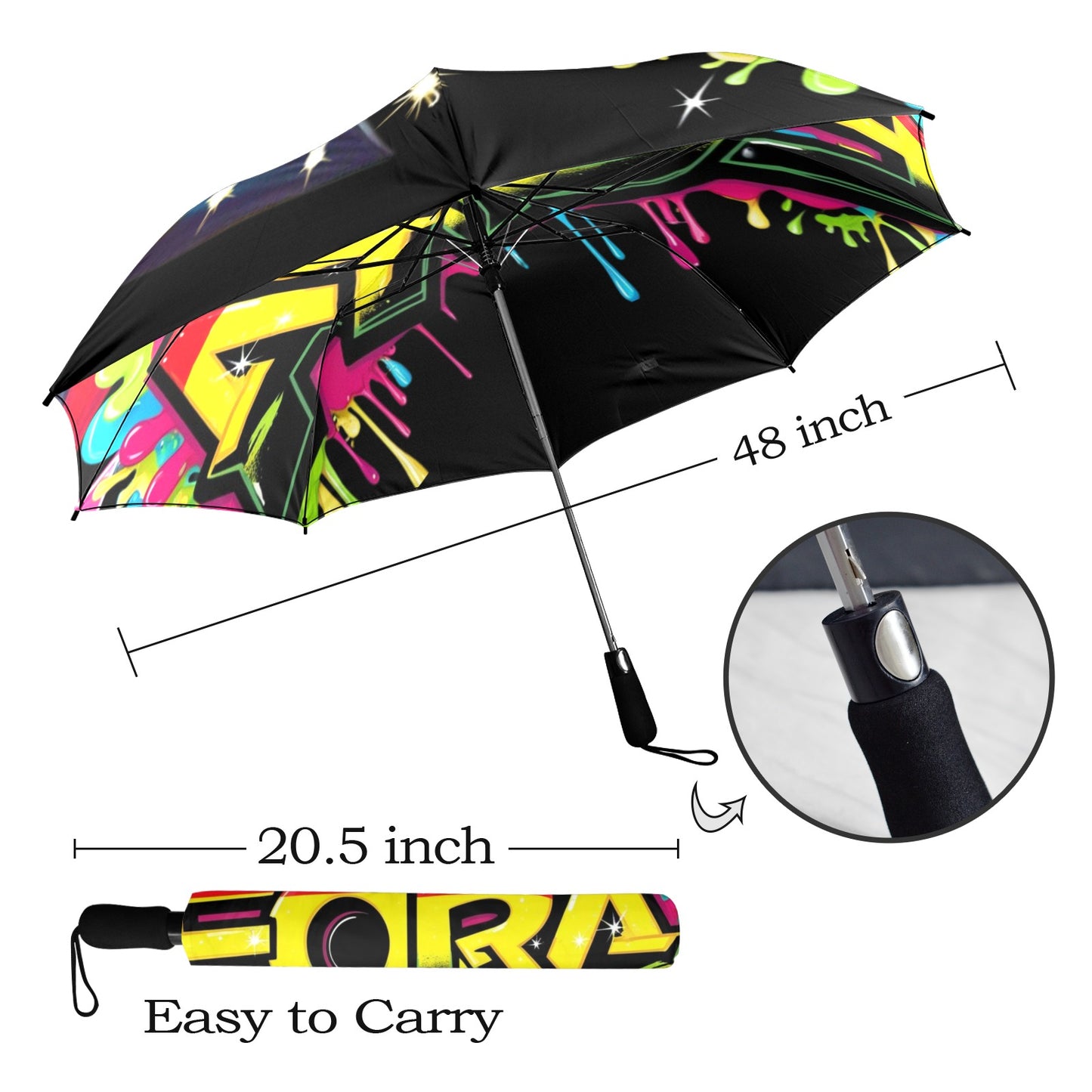 Proud To Be Eora Semi-Automatic Foldable Umbrella