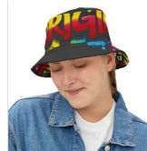 Graffiti Bucket Hat Proud to Be Aboriginal