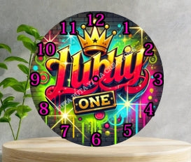 Lubly One Wooden Clock
