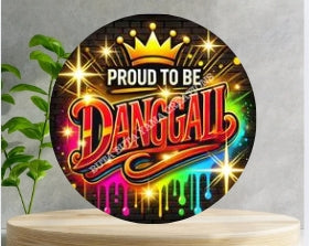 Proud to be Danggali Wooden Clock