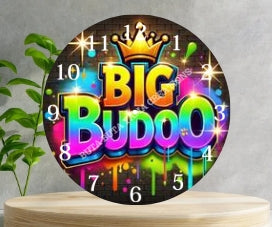 Big Budoo Wooden Clock