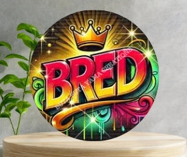 Bred Wooden Clock