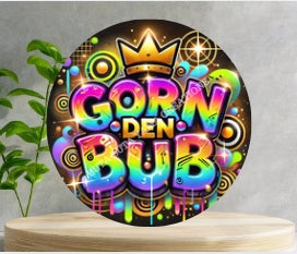 Gorn Den Bub Wooden Clock
