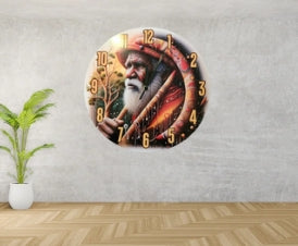 Grandfathers Spirit wooden clock
