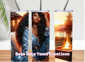 Black Queen by Fire 20 oz Bluetooth Speaker Tumbler