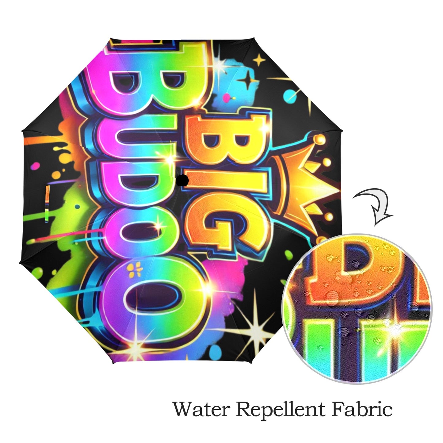 Big Budoo Umbrella Semi-Automatic Foldable Umbrella