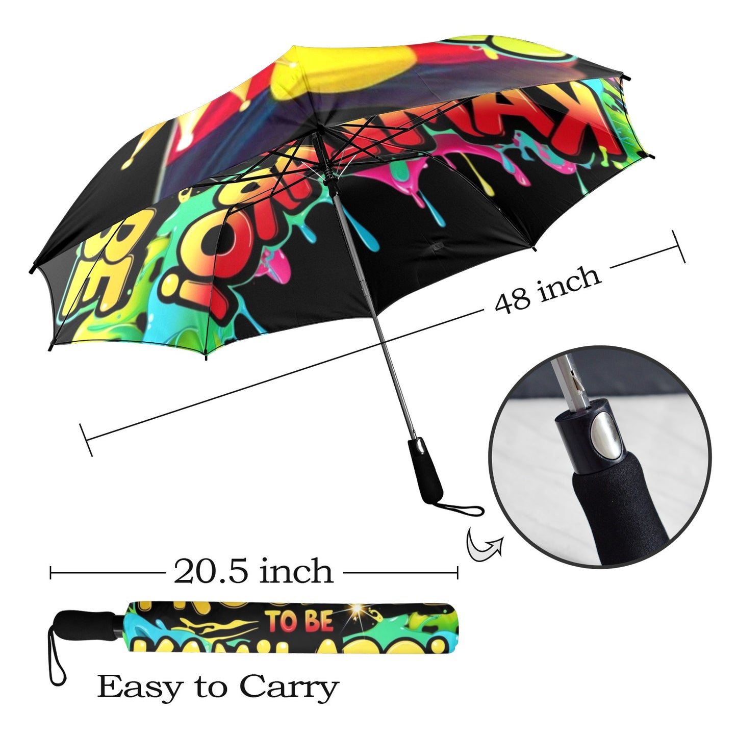 Proud to be Kamilaroi Umbrella Semi-Automatic Foldable Umbrella