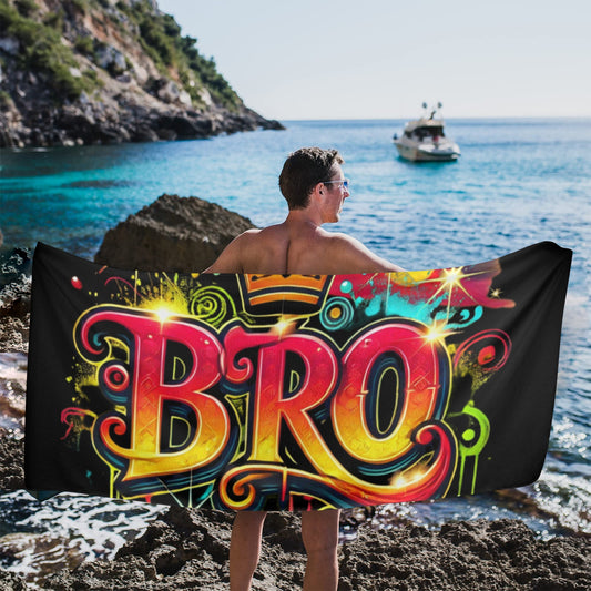 Bro Beach Towel