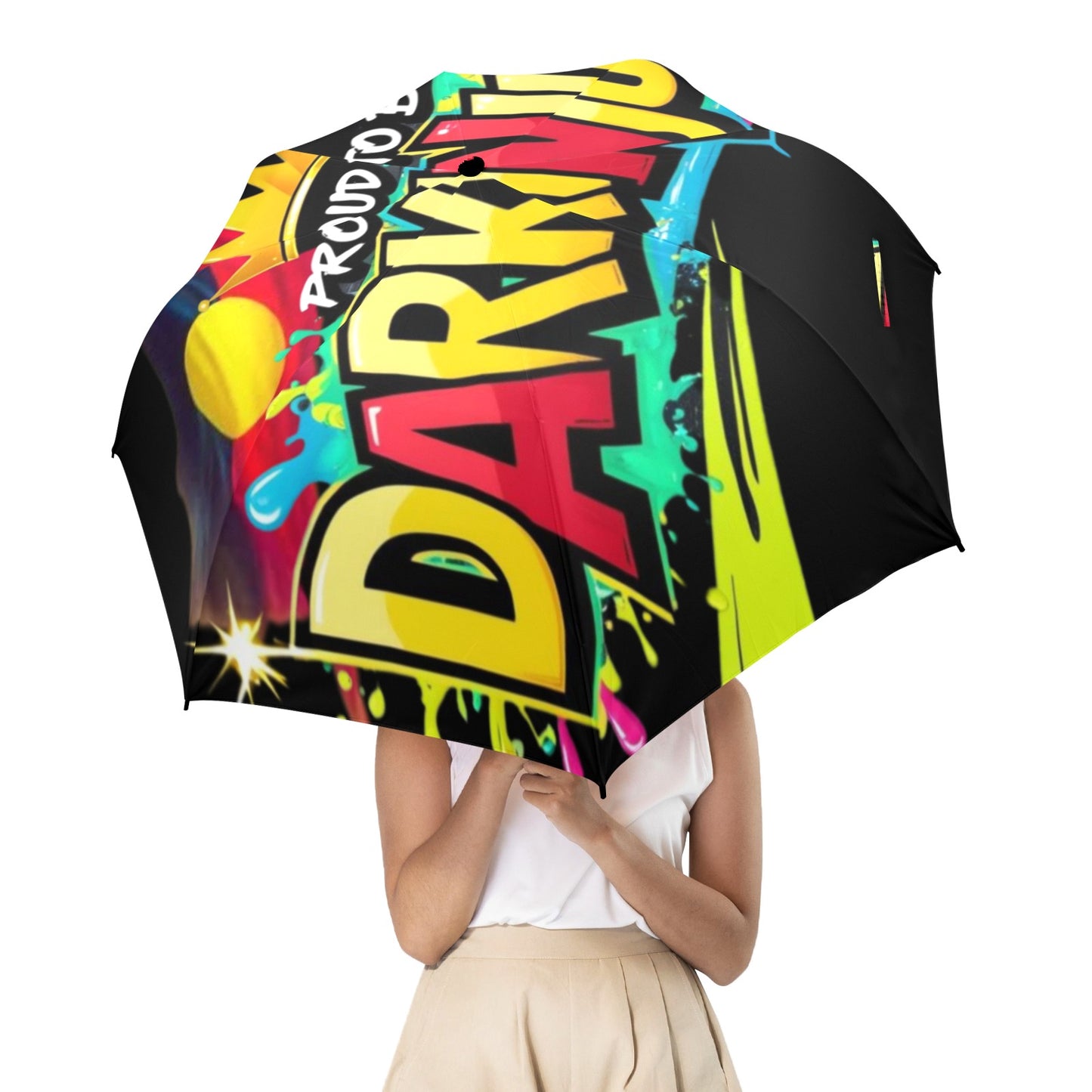 Proud to be Darkinjung Umbrella Semi-Automatic Foldable Umbrella