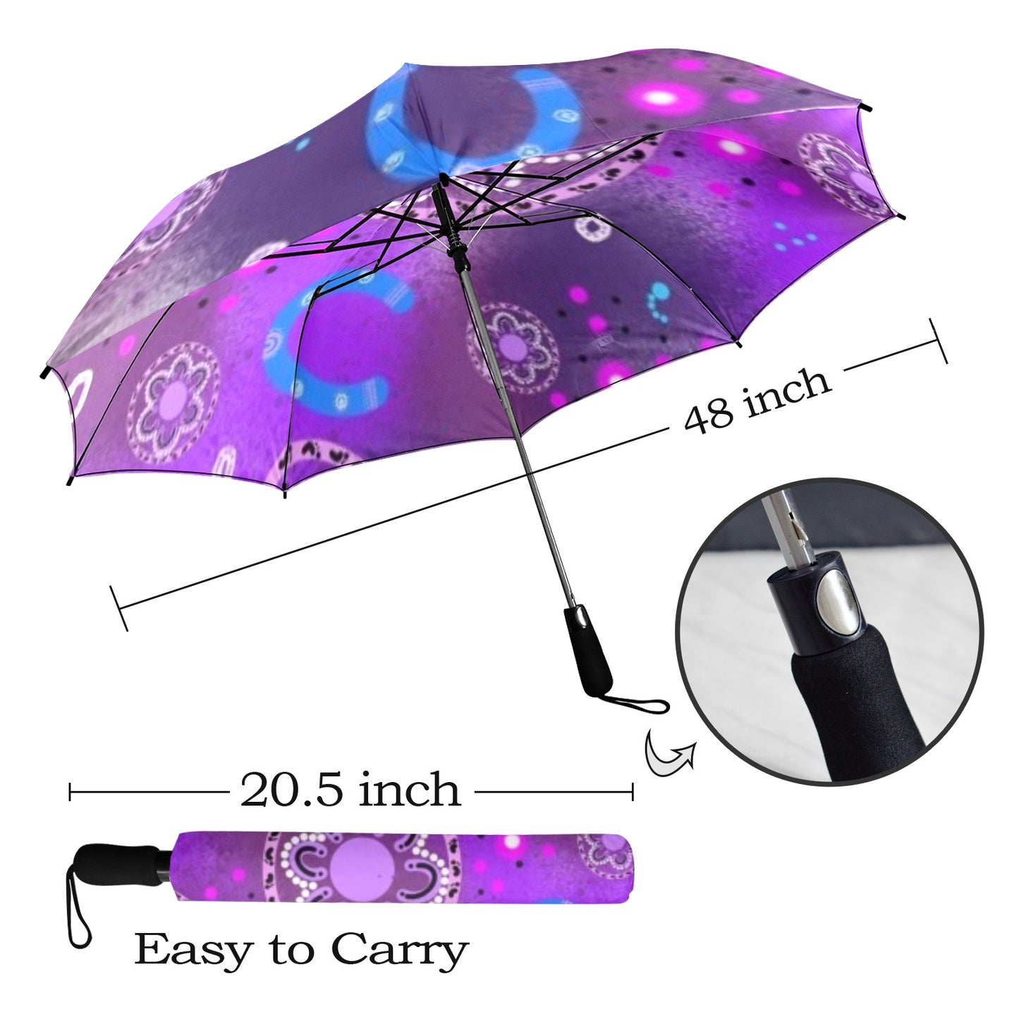 Dreamtime Umbrella Semi-Automatic Foldable Umbrella