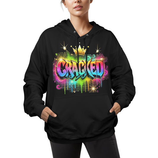 Cracked Womens Hoodie