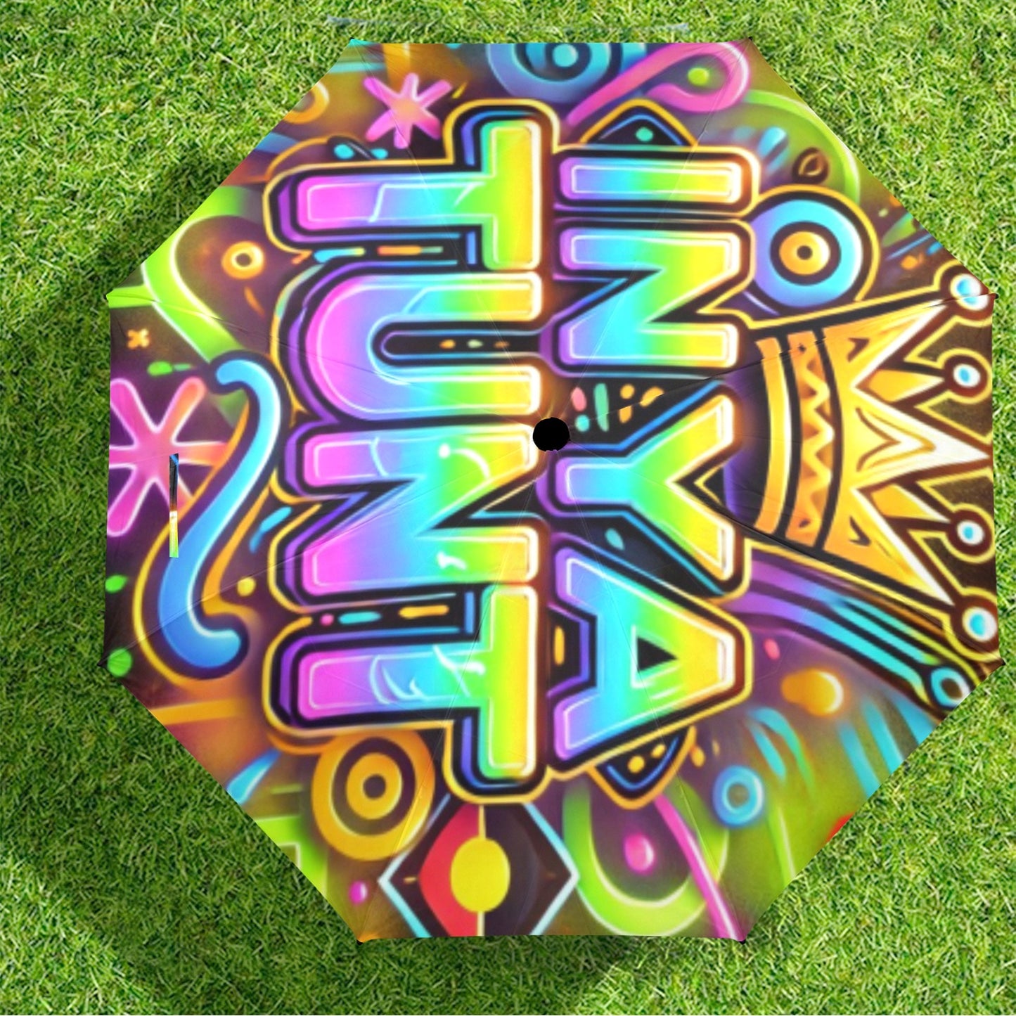 In Ya Tunt Umbrella Semi-Automatic Foldable Umbrella