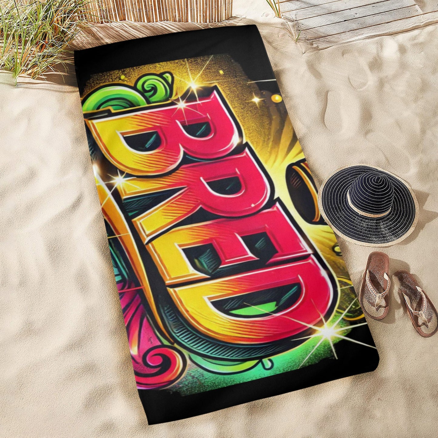 Bred Beach Towel