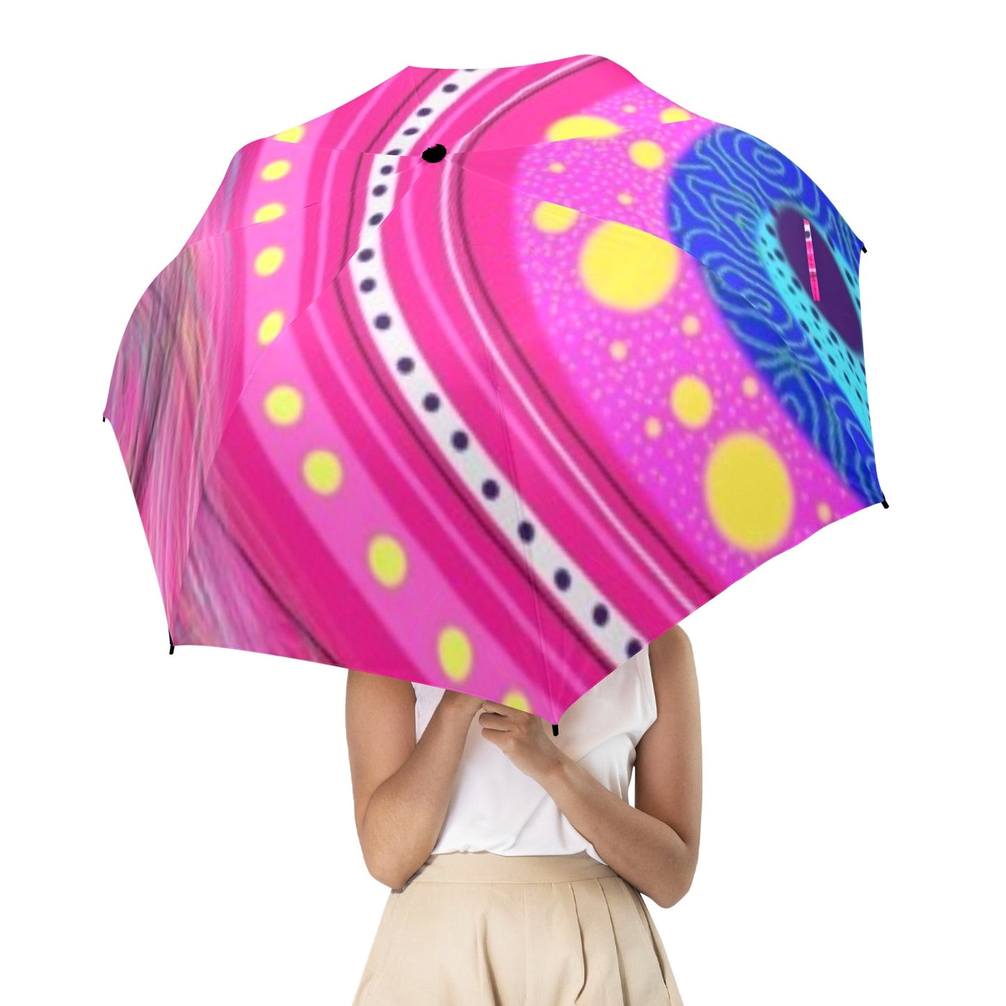 Neighbouring Countries Umbrella Semi-Automatic Foldable Umbrella